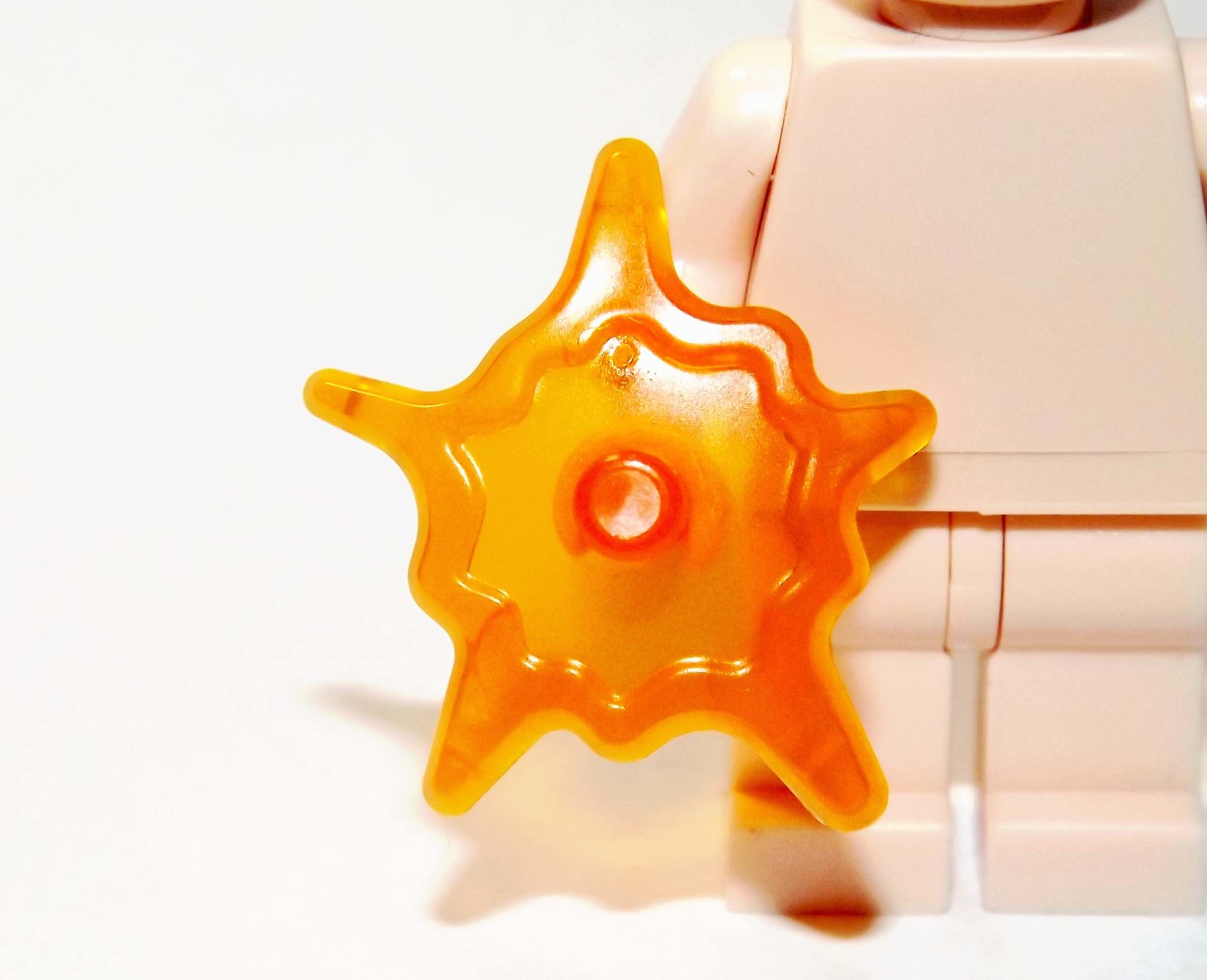 Single Sale Hand power element Weapon Orange for minifigure Block Toys - $0.66