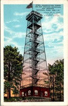 Arkansas Hot Springs Mountain Steel Observation Tower 1915-1930 Vintage Postcard - £5.89 GBP