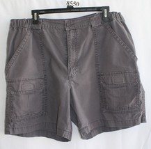 SAVAGE GREY SIZE 38 SHORTS ZIPPER BUTTON FRONT - £8.34 GBP