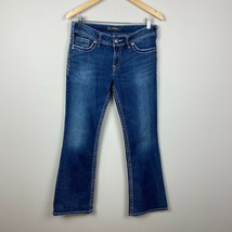 Silver Jeans Suki Womens 29 x29 Bootcut Medium Wash Embroidered Pocket L... - £19.96 GBP
