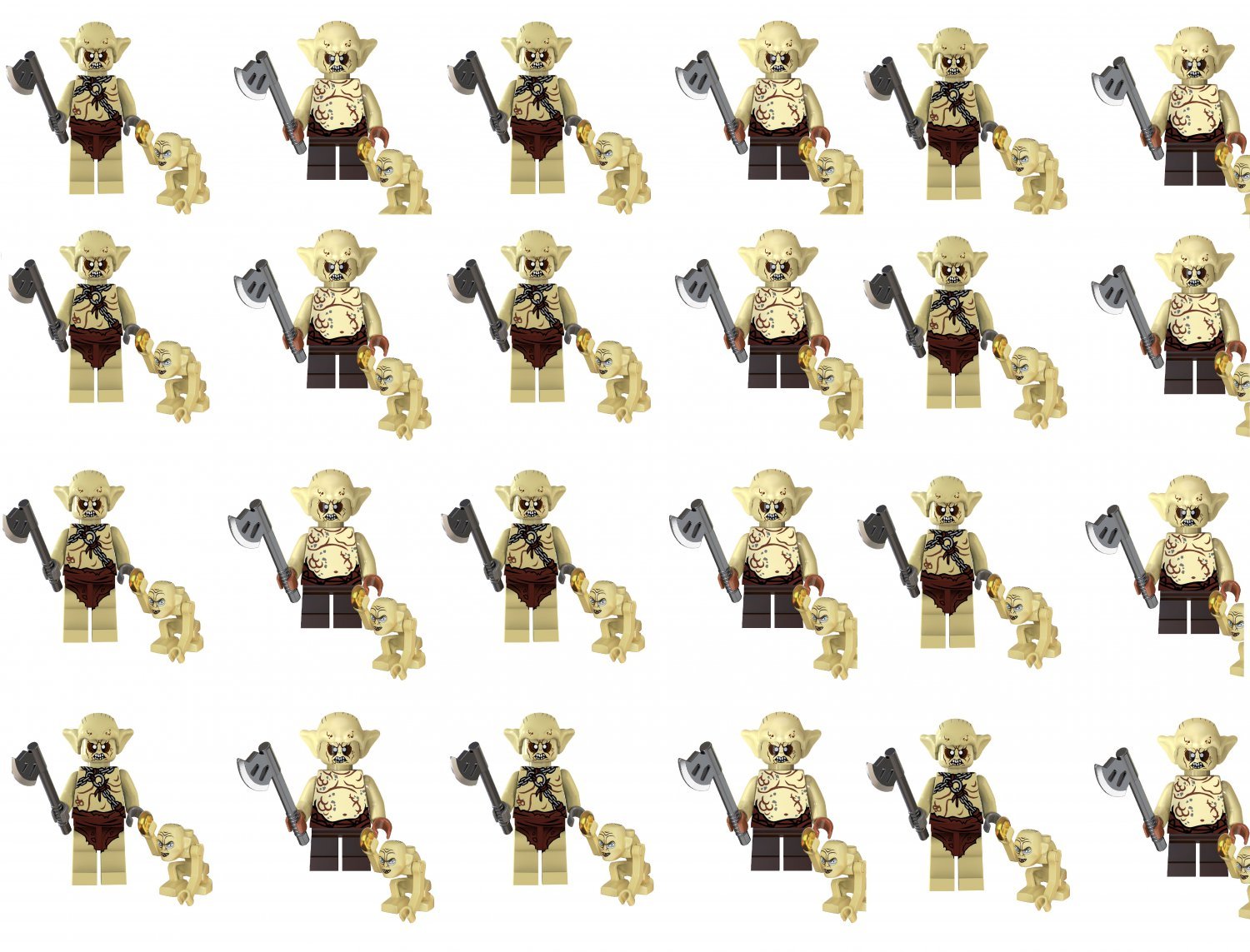 24pcs Goblin Minifigures The Lord of the Rings Sets