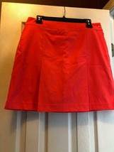 NWT Ladies EP PRO NY Bright Neon Bay Coral Golf Skort - size 8 $84 - £23.97 GBP