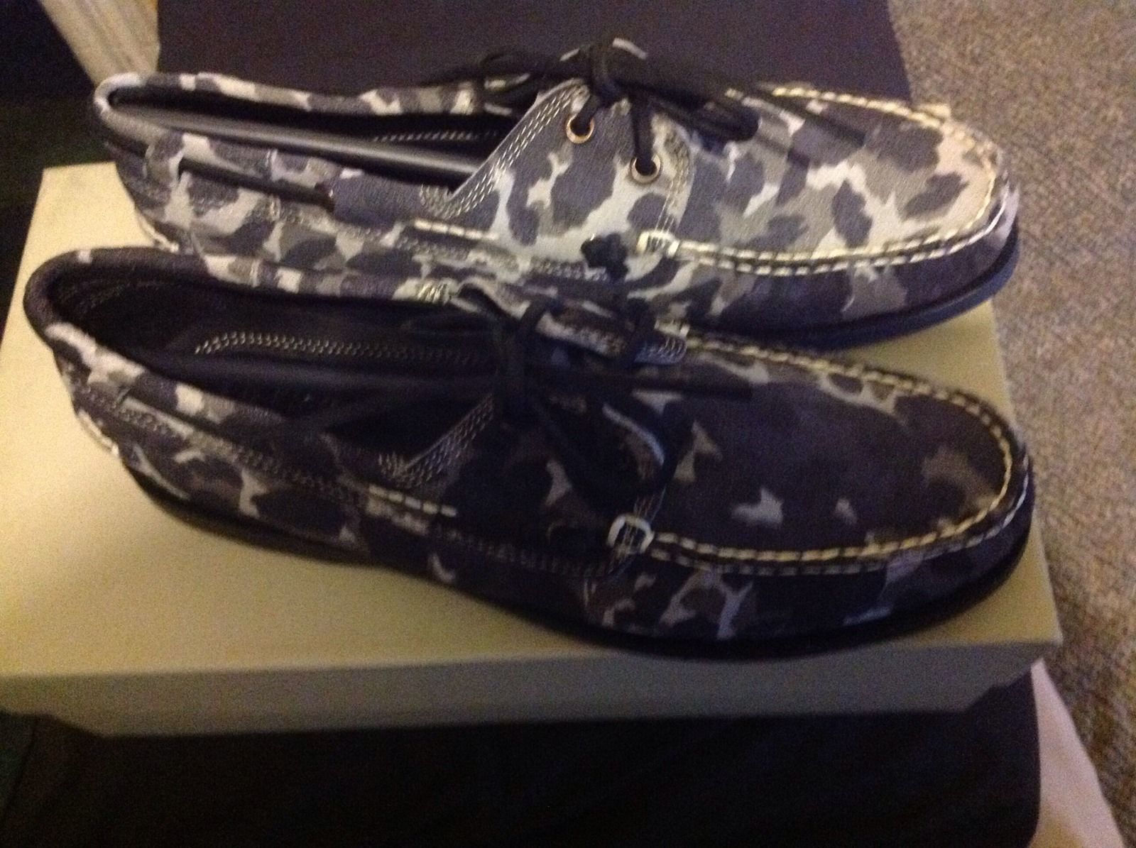 Men's J.D Fisk Leather Camo Boot Shoes 9 Item image 6