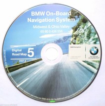 BMW NAVIGATION CD DIGITAL ROAD MAP DISC 5 2007.2 MIDWEST OHIO VALLEY 659... - $74.20