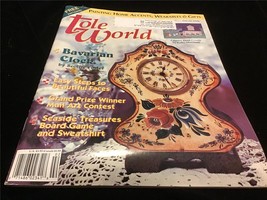 Tole World Magazine February 1996 Bavarian Clock, Easy Steps to Beautiful Faces - £7.92 GBP