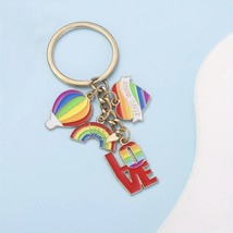 Rainbow  Charm Keychain,  Key Chain Pride LGBTQ, Buy 1 get 1 at 50% - $128.80 MXN