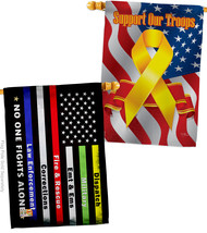 First Responders No One Fights Alone - Impressions Decorative Support Our Troops - £47.38 GBP