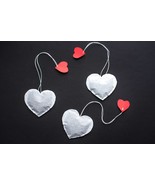 Heart shaped tea bags 5 pieces shaped tea bags Happy tea Love gift Valen... - $12.69