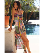 New Anthropologie The Ray Romper $128 PLUS 1X Printed Patchwork Geo - £68.26 GBP