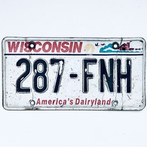  United States Wisconsin Dairyland Passenger License Plate 287-FNH - £13.13 GBP