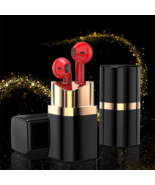 Fashion Individual Earphone Lipstick Bluetooth Earphone In-ear Noise Reduction - £23.07 GBP
