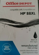 Office Depot ~ HP 88XL ~ BLACK Ink Cartridge ~ OfficeJet Pro ~ NIP - £8.70 GBP