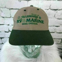 All Seasons RV Marine Mens Bend Oregon Hat Brown Green Strapback Cap - £8.87 GBP