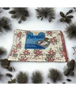 6 Vintage RETRO Royal Lace Paper Christmas Poinsettias Placemats - $283.06 MXN