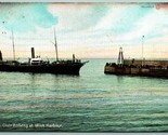 SS St. Clair Entering Wick Harbor Scotland Caithness 1907 DB Postcard J10 - $40.54
