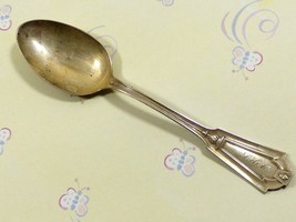 Whiting J Bolland Pat 1889 Sterling Silver Tea Spoon Monogramed  - $45.54