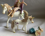 Schleich Bayala Fairy horse Unicorn mouse animal figure set Lot D-73527 - $34.60