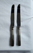 Lot X 2 Cutipol Athena Silver Dessert Knife  - $25.69