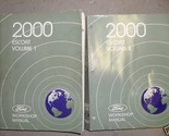 2000 Ford Escort Servizio Negozio Riparazione Officina Manuale Set OEM F... - $21.99