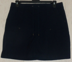 Excellent Womens Croft &amp; Barrow Stretch Navy Pull On Skort W / Pockets Size 14 - £22.38 GBP