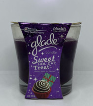 Glade Candle SWEET HOLIDAY TREAT 4 oz CANDLE (Cocoa Toasted Nuts Creamy ... - £7.90 GBP