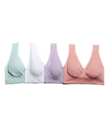 Rhonda Shear 4‑Pack Original Ahh Bras S (CH/Petite) Lilac, White, Salmon... - $41.83 CAD