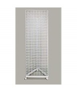 Only Garment Racks White Triangle Grid Tower with Casters + 20 Gridhooks 2&quot; - $3,631.11 MXN