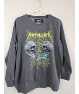 Metallica Long Sleeve T-Shirt, Skull Design Official Brand, Gray, Men&#39;s L - $38.90 CAD