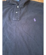 Polo Ralph Lauren Mens Black Size XXL Polo Shirt 100% Cotton - £19.69 GBP