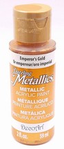 Dazzling Metallics EMPERORS GOLD Metallic finish Acrylic Paint art DecoArt DA148 - £12.28 GBP