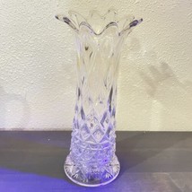 EAPG  Bryce, Higbee and Company  Ten Pointed Star Clear Swung Glass Vase... - £14.78 GBP