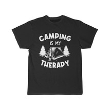 Men&#39;s Camping is my Therapy Print Tee - £15.60 GBP+