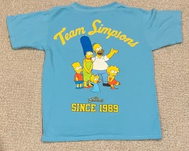 The Simpsons &quot;Team Simpsons Since 1989&quot; Light Blue T-Shirt Size S - £7.29 GBP
