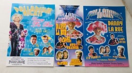 Danny La Rue Gary Lovini Palladium Nights Blackpool Show Flyer 3 Set 2001 - £7.60 GBP