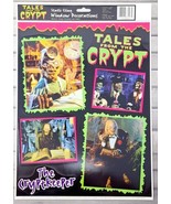 Tales From the Crypt Window Decor The Cryptkeeper VTG Horror Halloween V... - £10.04 GBP
