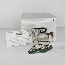 Breyerfest Stablemate Isabel Chloe Unicorn Mare Foal Porcelain Figurine #711075 - $149.60