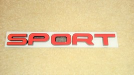 One Red Sport Emblem Badge For Car Truck Suv Van 6 3/8&quot; X 3/4&quot; Usa Seller - £11.90 GBP