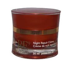 Arbonne RE9 Advanced Night Repair Cream Golden Jar 1.7 oz New Fast Shipping - £65.37 GBP