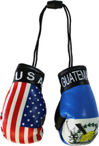 USA and Guatemala Mini Boxing Gloves - £4.44 GBP