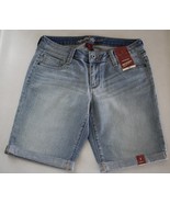 ARIZONA JEANS Womens Juniors Denim Bermuda Shorts size 7 New - €12,72 EUR