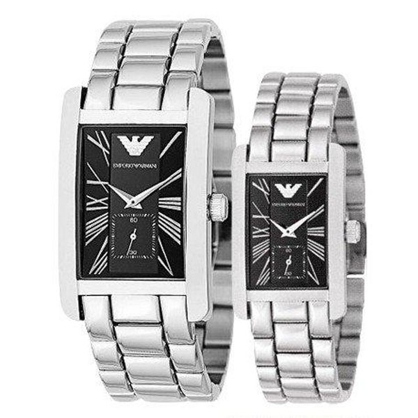 EMPORIO ARMANI AR0156 AND AR0157 - ARMANI HIS AND HERS WATCHES - $298.99