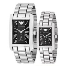 EMPORIO ARMANI AR0156 AND AR0157 - ARMANI HIS AND HERS WATCHES - £236.25 GBP