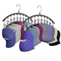 Hat Hangers For Closet, Metal Hat Organizer Racks For Baseball Caps 2 Pa... - £24.29 GBP