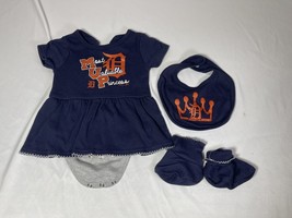 Baby girl Detroit tigers 3 pc set-sz 6-9 months - £7.46 GBP