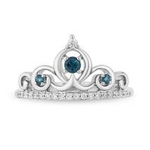 Disney Cinderella London Blue Topaz Ring, Engagement Ring, Valentines Day Gift - £79.13 GBP