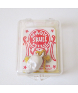 Vintage Magic Skull Puzzle With Plastic Case Brain Teaser D R And Co 1952 - $17.79