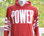 Athleta Girl Hoodie Sweatshirt Pullover Red I am POWERFUL Size L 12 - $20.00