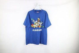 Vtg 90s Disney Mens Large Faded Florida Mickey Goofy Short Sleeve T-Shirt USA - £30.89 GBP