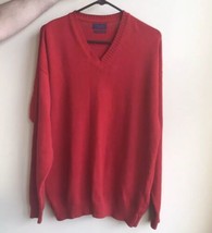 Zara Man Mens Sweater Long Sleeve V Beck Pullover Cotton Nwot  - £25.82 GBP