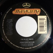 Jonathan Butler 45 RPM Record - I&#39;m On My Knees / Grace C12 - $3.95